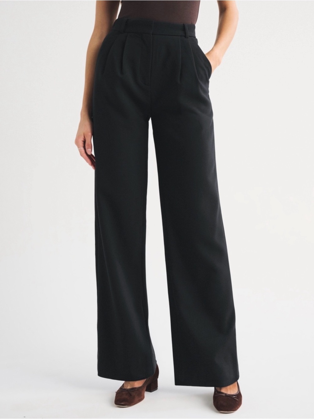 Abercrombie & Fitch Sloan Tailored Wide Leg Pants